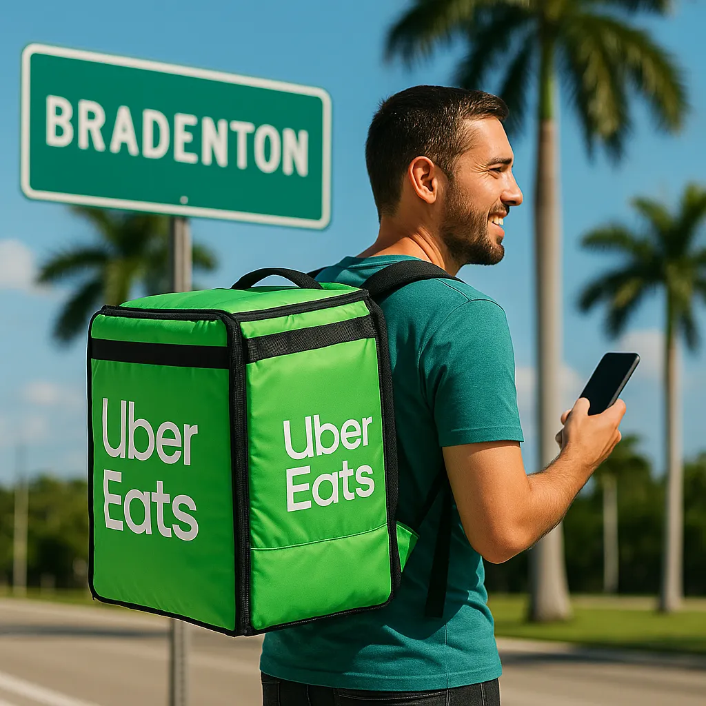 How is Uber Eats performing in Bradenton?