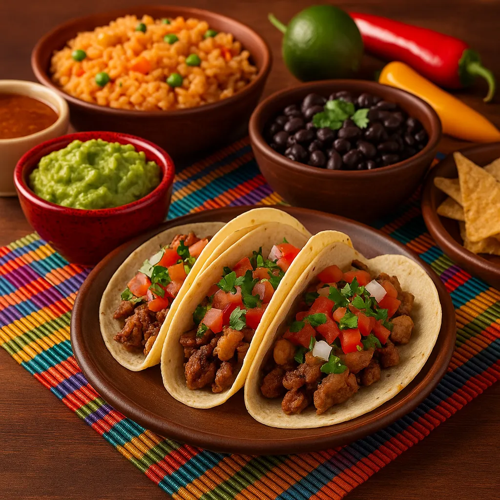 Mexican Food Event Menu