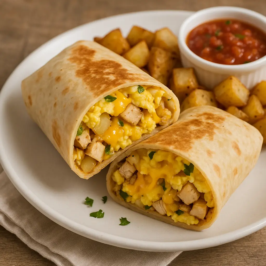 Chicken Breakfast Burrito Recipe