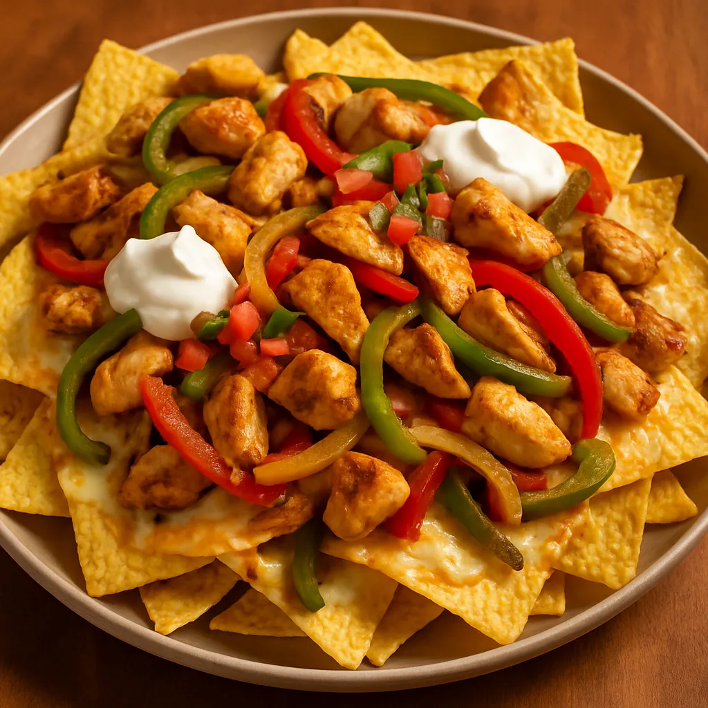 Chicken Fajita Nachos Recipe