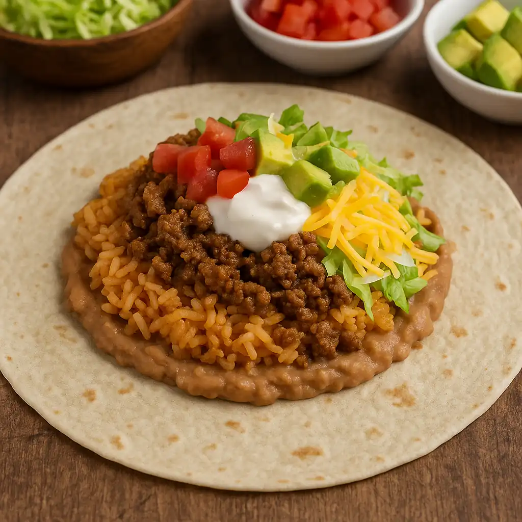 how to build a 7 layer burrito