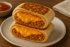 How to make a cheese burrito