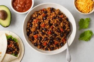 leftover burrito filling