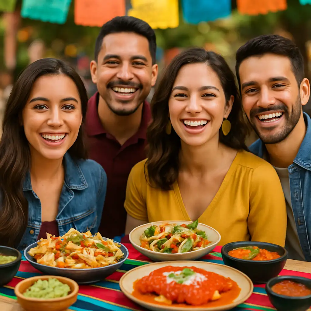 Mexican fiesta menu