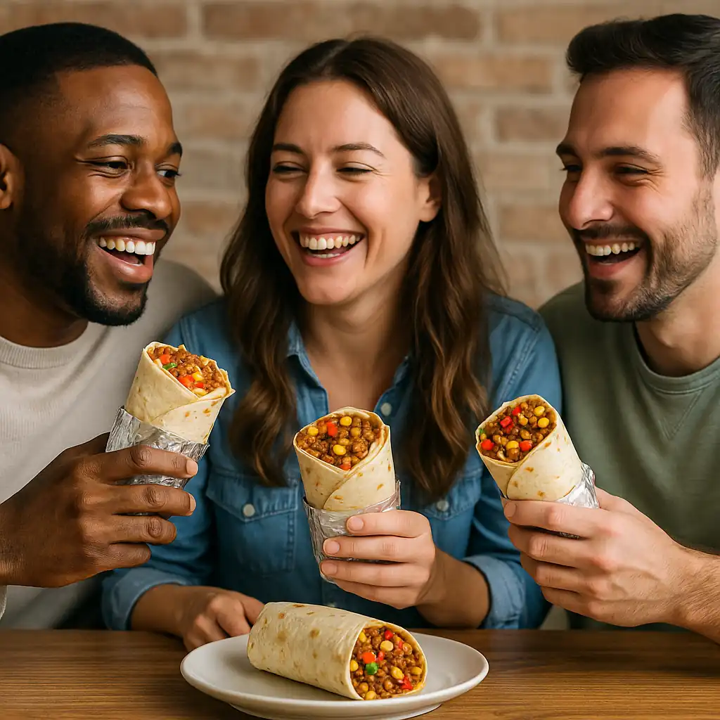 Spicy Beef Burritos