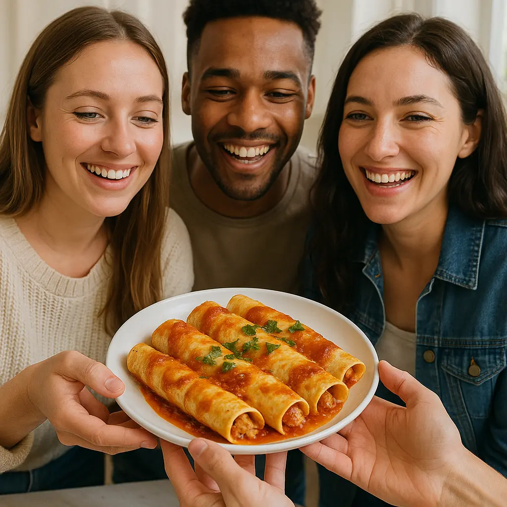 Air fryer enchiladas