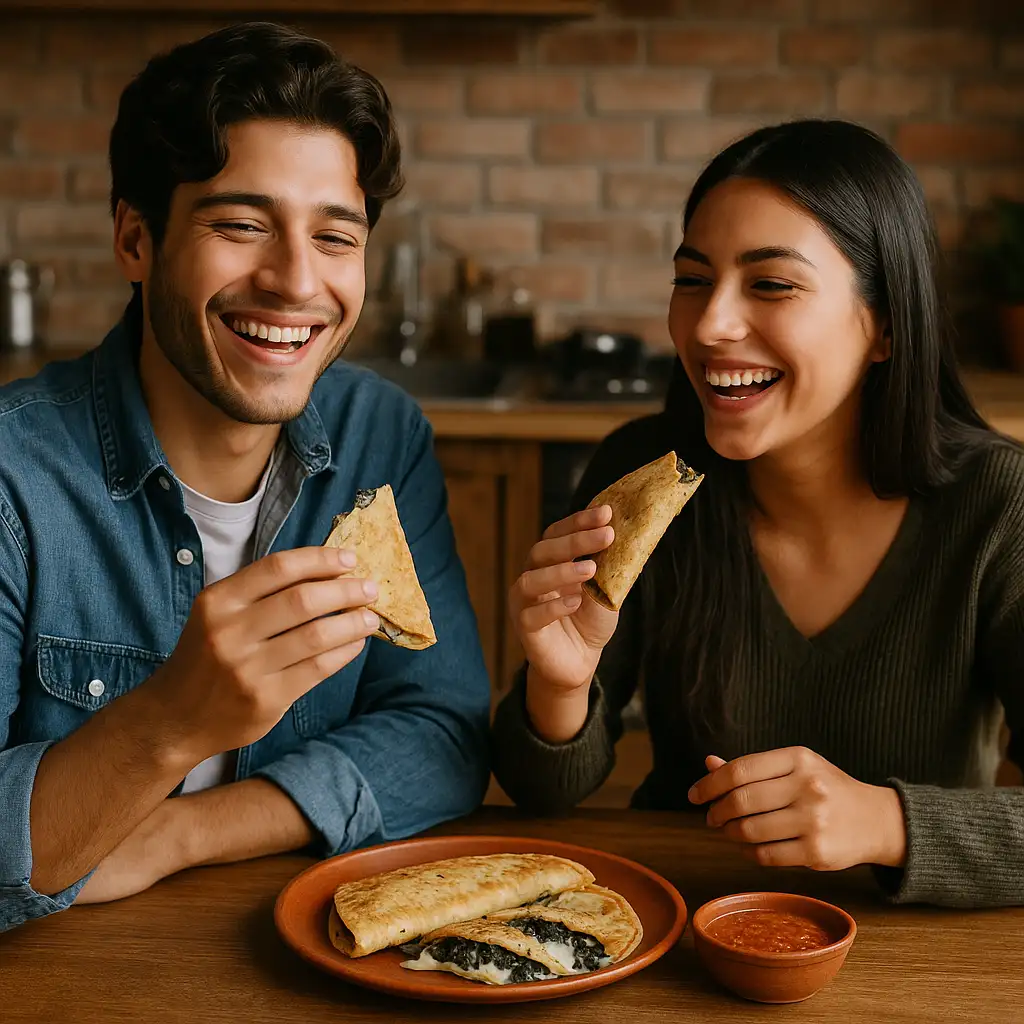 Huitlacoche quesadillas recipe